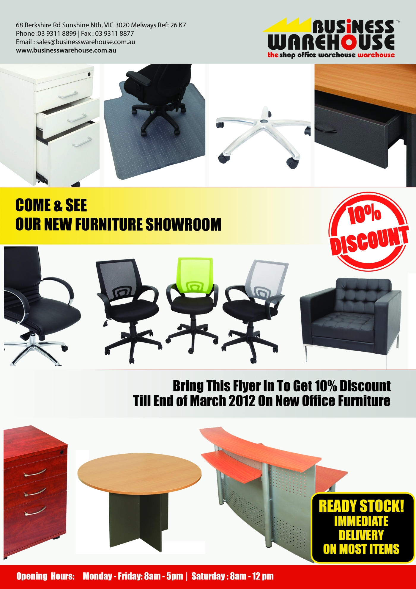 10 Discount On All Of Our Office Furniture Product